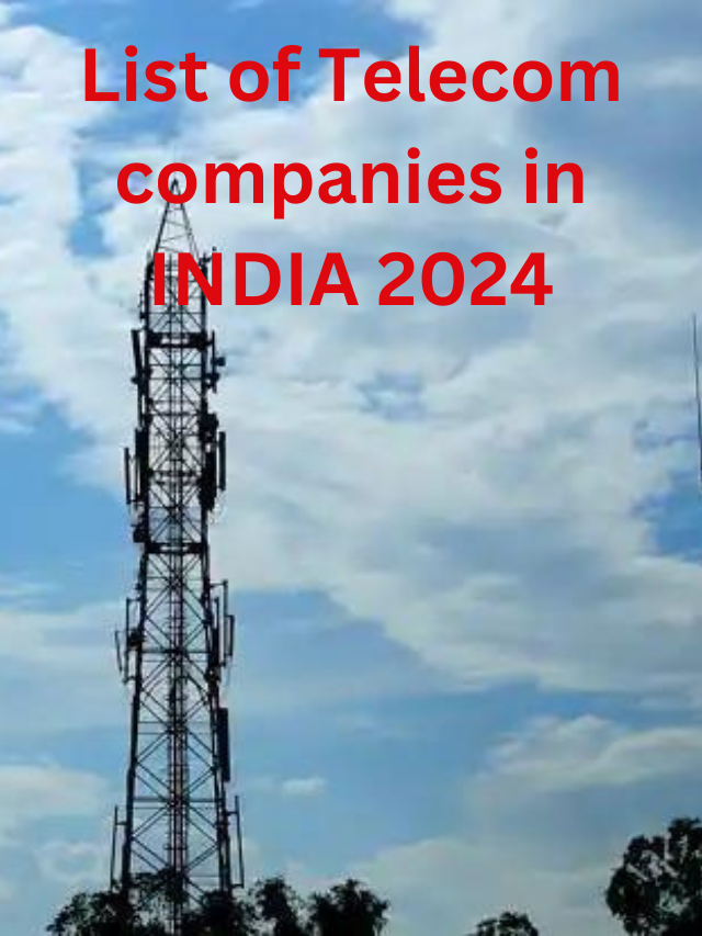 list of telecom companies in india 2024